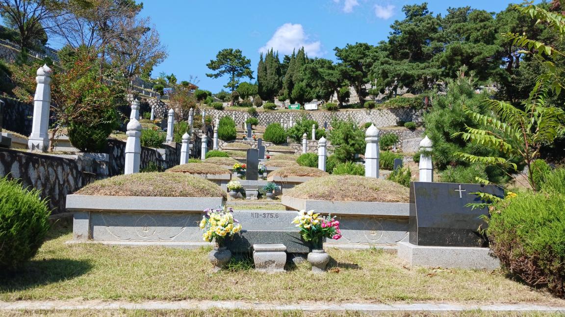 대구 금호강이 한눈에 내려다보이는 산책로 국립신암성열공원